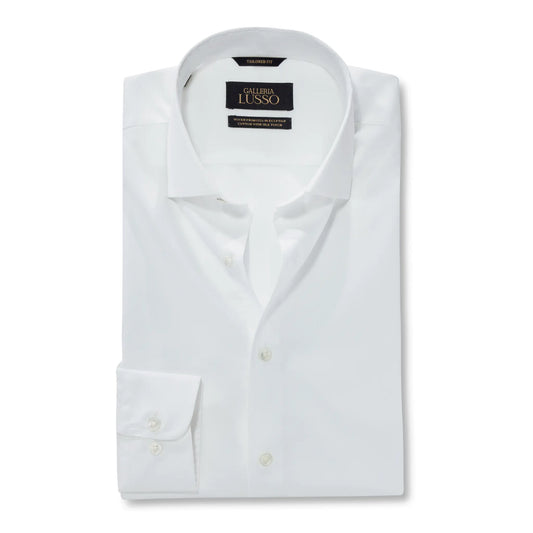 Fresco: Giza 86 Egyptian Cotton Solid White Dress Shirt